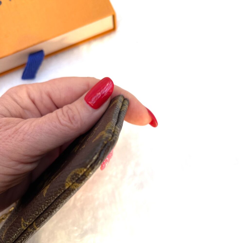 Louis Vuitton Monogram Pochette Clé ЕР3007 Coin & Key Case Z zgriffin58 - Picture 7 of 12